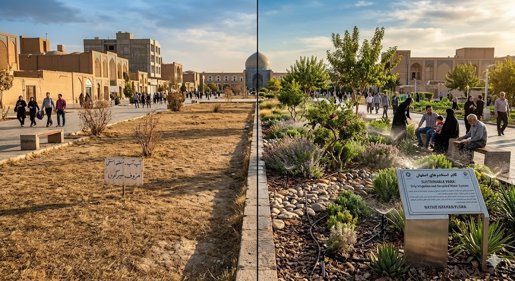 چگونه می‌توان تأمین آب فضای سبز شهری را در شرایط بحران آب ایران پایدار کرد؟